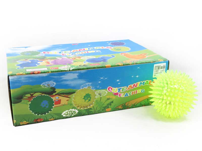 10Cm Massage Ball W/L_Whistle(6in1) toys