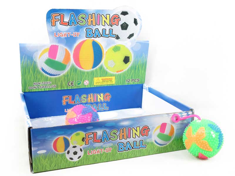 7.5CM Ball W/L_Whistle(12in1) toys