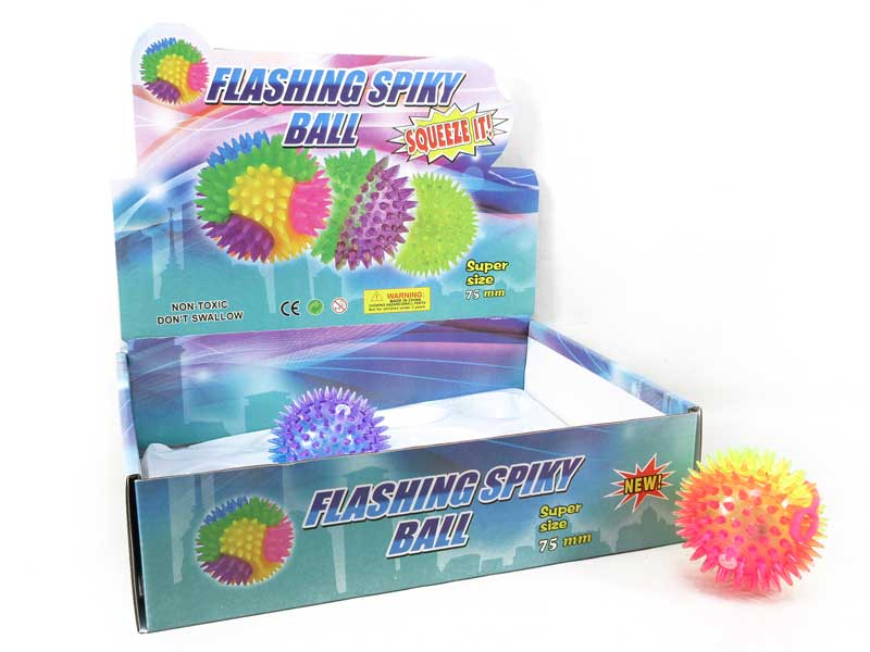 7.5CM Massage Ball W/L_Whistle(12in1) toys