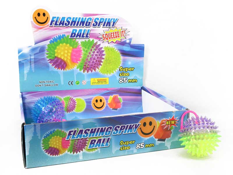 8.5CM Massage Ball W/L_Whistle(12in1) toys
