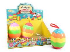 12cm Rainbow Eggs(6in1) toys