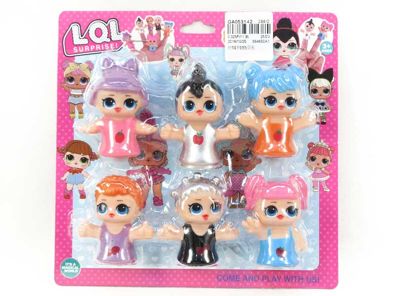 3inch Finger Doll(6in1) toys