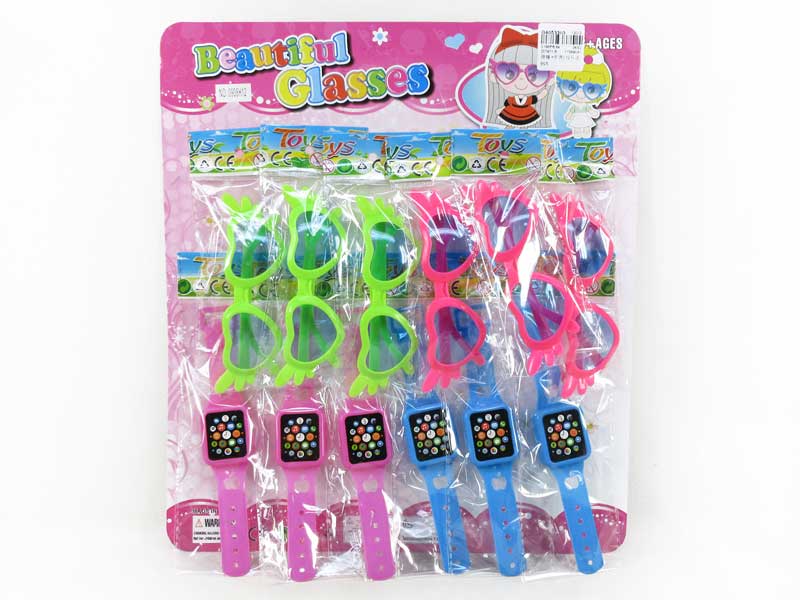 Glasses & Watch(12in1) toys