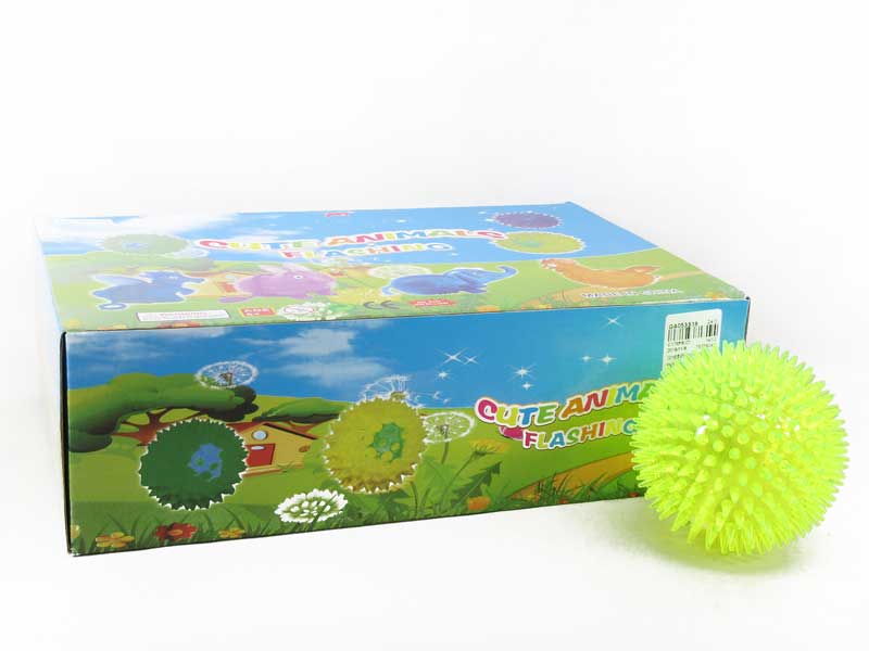 10cm Massage Ball W/L_Whistle(6in1) toys