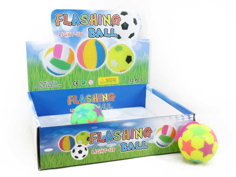 7.5cm Ball W/L_Whistle(12in1) toys