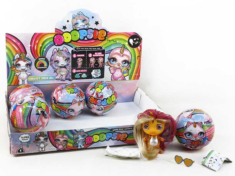 8.5cm Unicorn Ball(12in1) toys