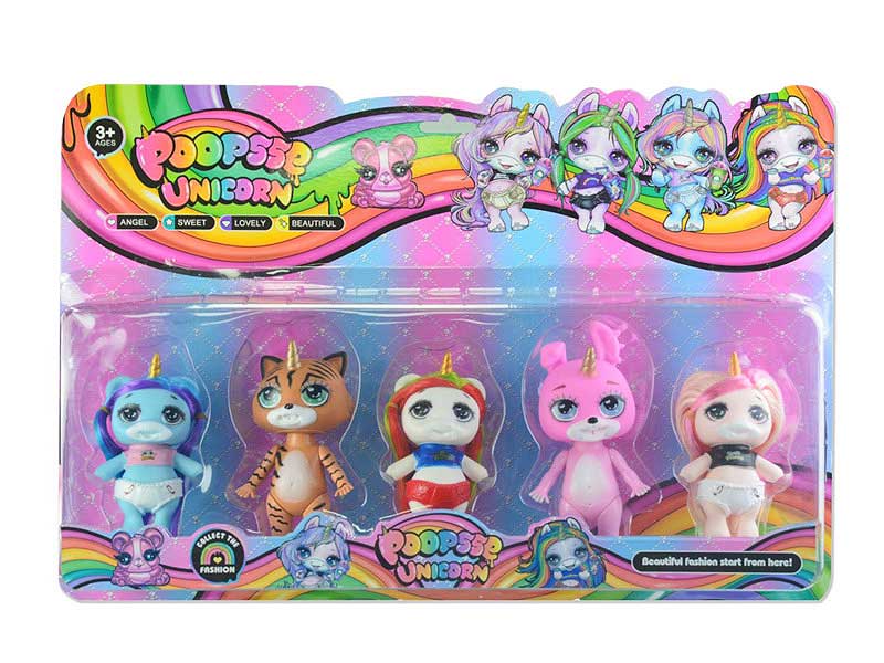 6inch Unicorn(5in1) toys