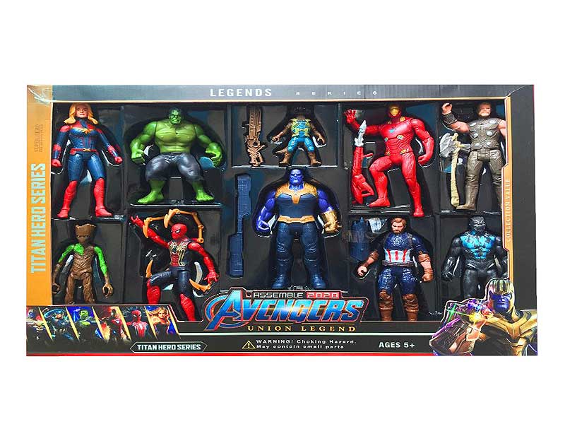 6inch The Avengers W/L(10in1) toys