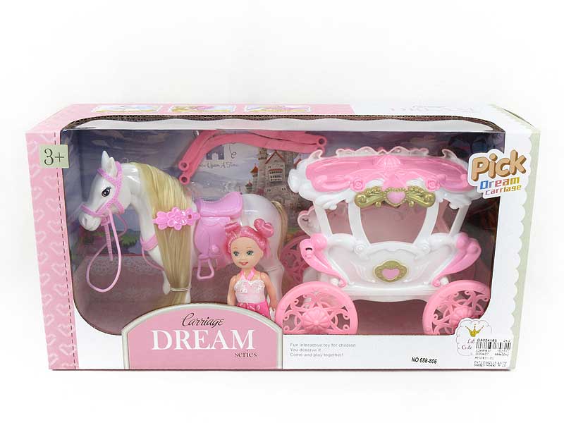 Carriage & 3inch Doll toys