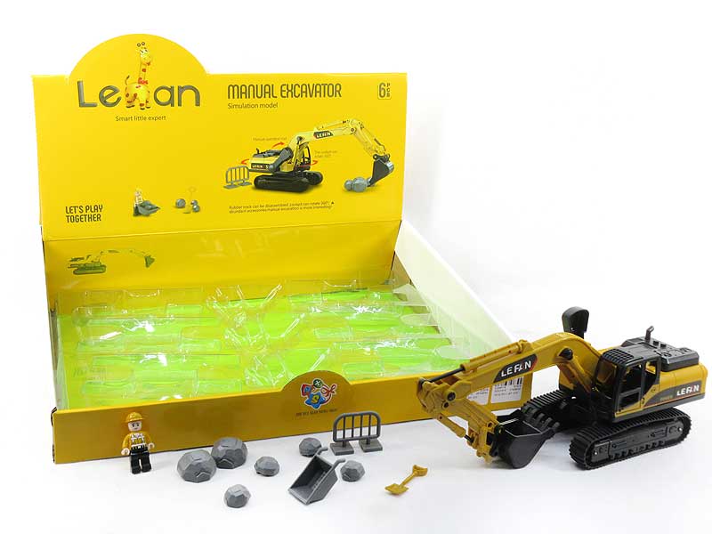 Engineering Vehicle & Parts(6in1) toys