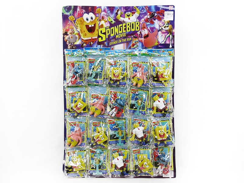 3.5inch Cartoon Sponge Baby(20in1) toys