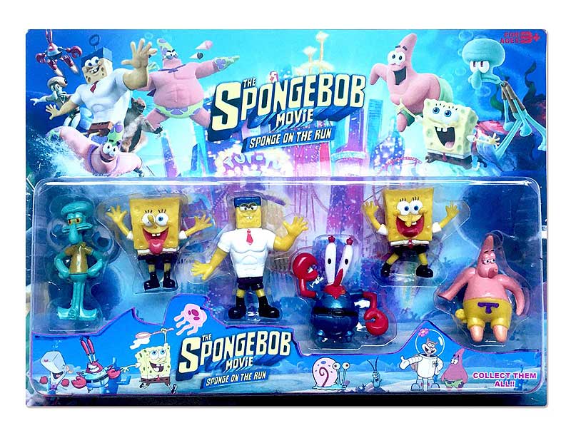 3.5inch Spongebob(6in1) toys