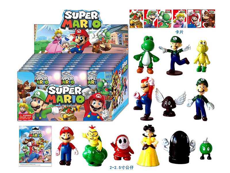 2-2.5inch Super Marie(12in1) toys