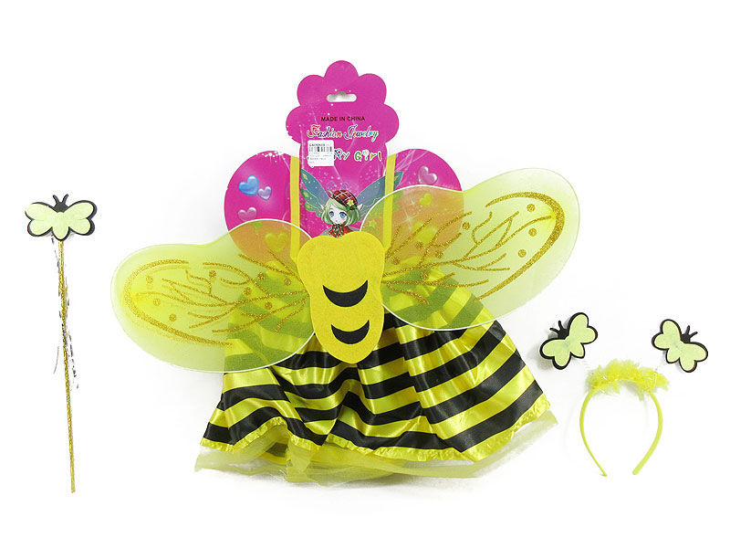 Bee Wings & Skirt & Angel Stick & Hairpin toys