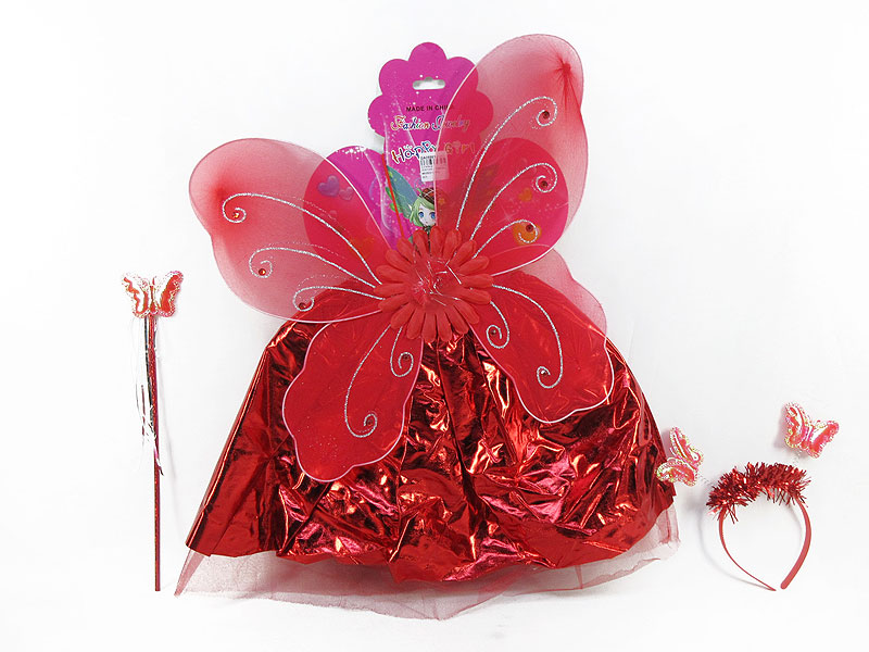 Butterfly Wings & Skirt & Angel Stick & Hairpin toys