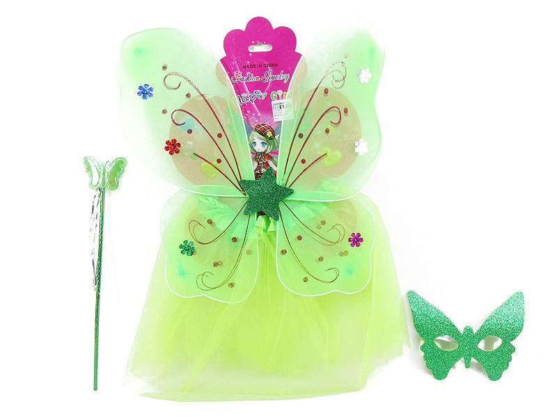 Butterfly Wings & Skirt & Angel Stick & Mask toys