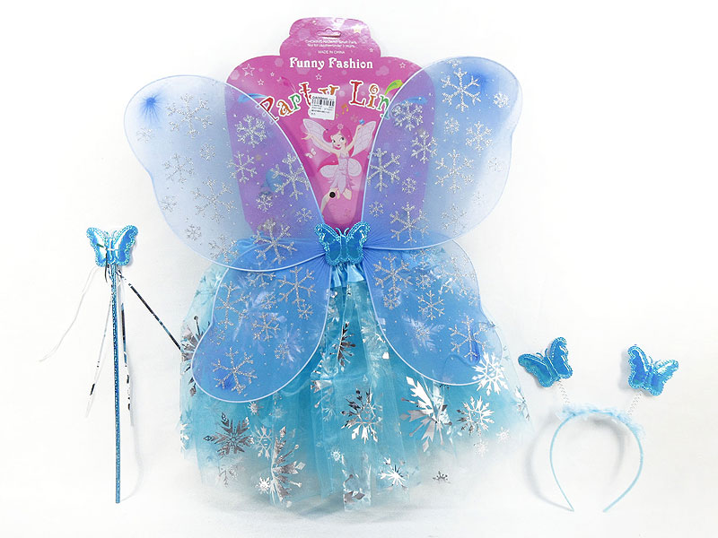 Butterfly Wings & Stick & Hairpin & Skirt toys