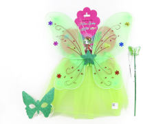 Butterfly & Mask & Stick & Skirt