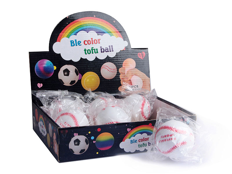 6cm Flour Baseball(12in1) toys