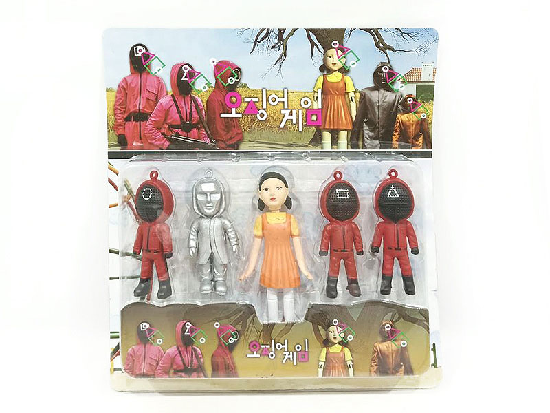 3-4.7inch Squid Game Doll(5in1) toys