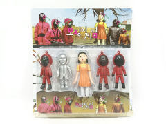 3-4.7inch Squid Game Doll(5in1)