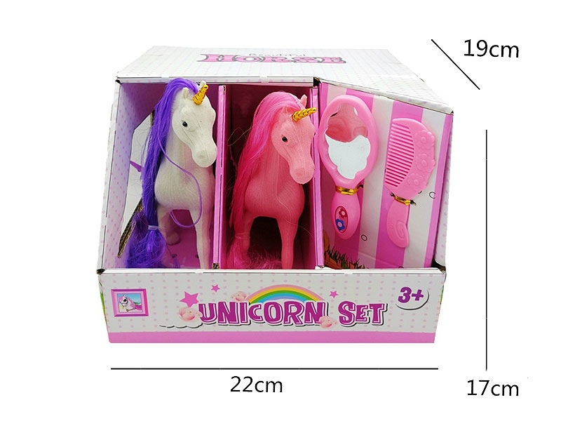 Flocked Unicorn(2in1) toys