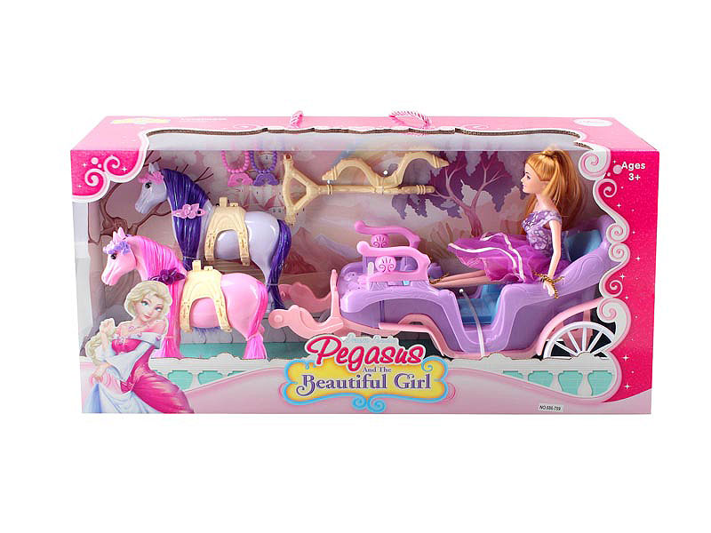 Carriage W/L_M & 11.5inch Doll toys