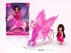 Pegasus & 5inch Doll