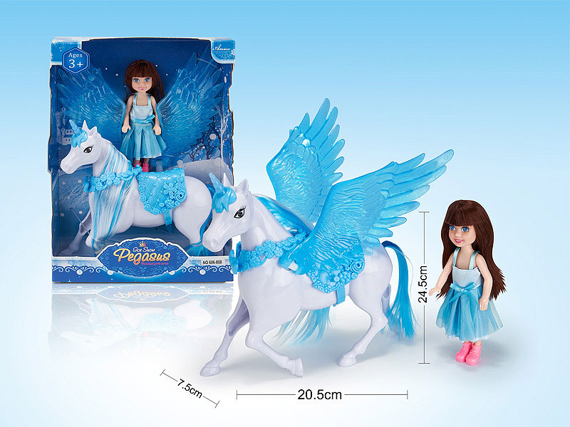 Pegasus & 5inch Doll toys