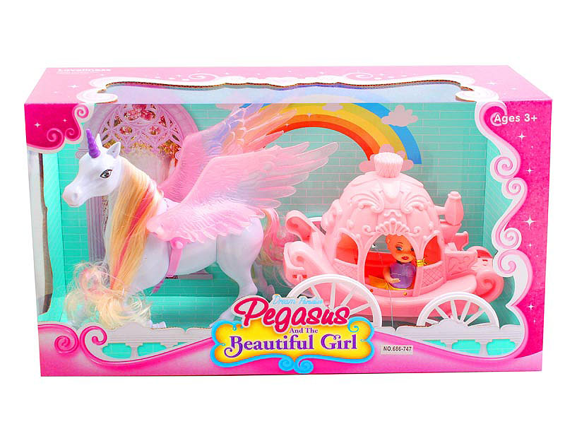 Carriage & 3.5inch Doll toys