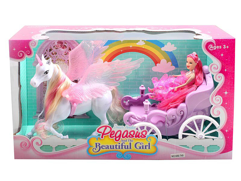 Carriage & 7inch Doll toys