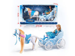 Carriage & 7icnh Doll