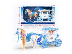 Carriage & 3.5inch Doll