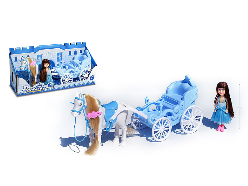 Carriage & 5inch Doll toys