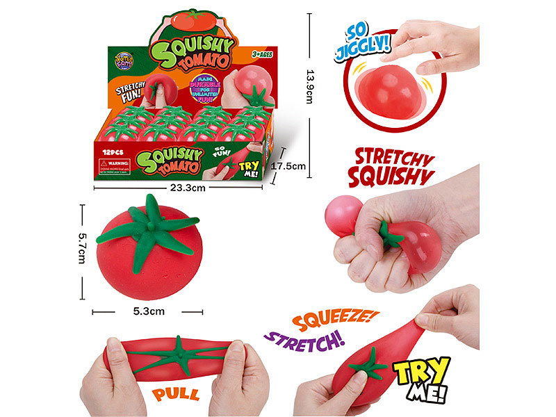 Reduced Pressure Stress Tomato(12in1) toys