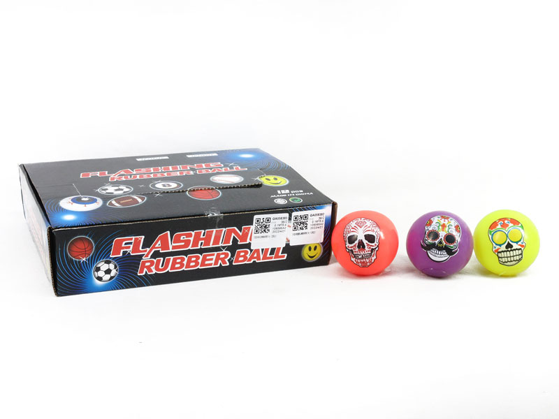 5.5CM Bouncing Ball W/L(12in1) toys