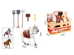 Flocking Horse Set toys