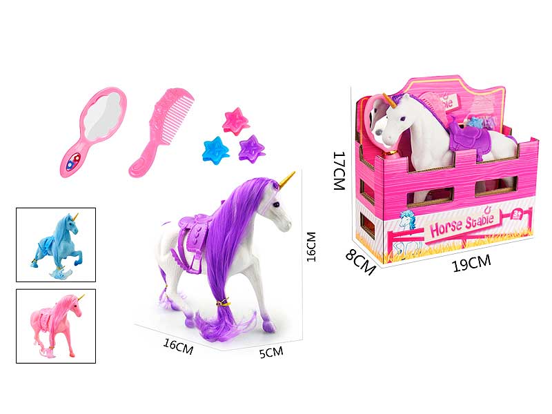 Flocking Horse Set toys