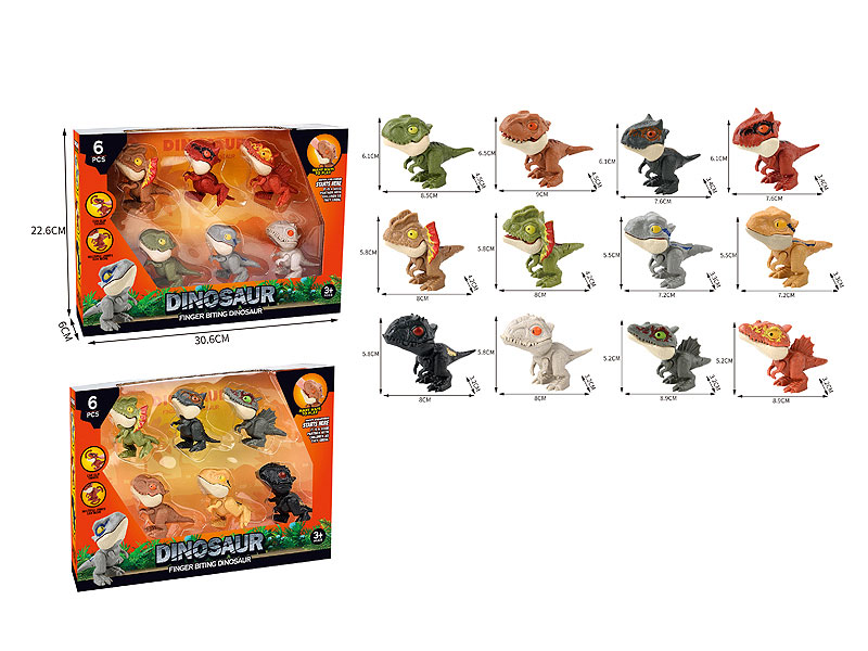 Hand Biting Dinosaur Game(6in1) toys