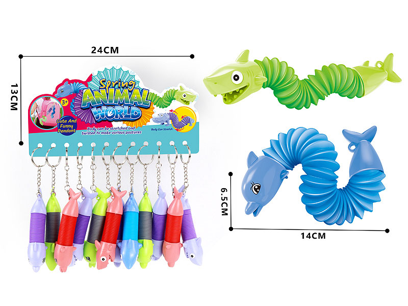 Key Pop Tube Dolphin & Shark(12in1) toys