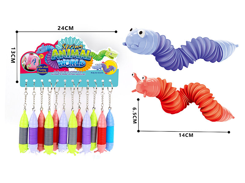 Key Pop Tube Worm(12in1) toys