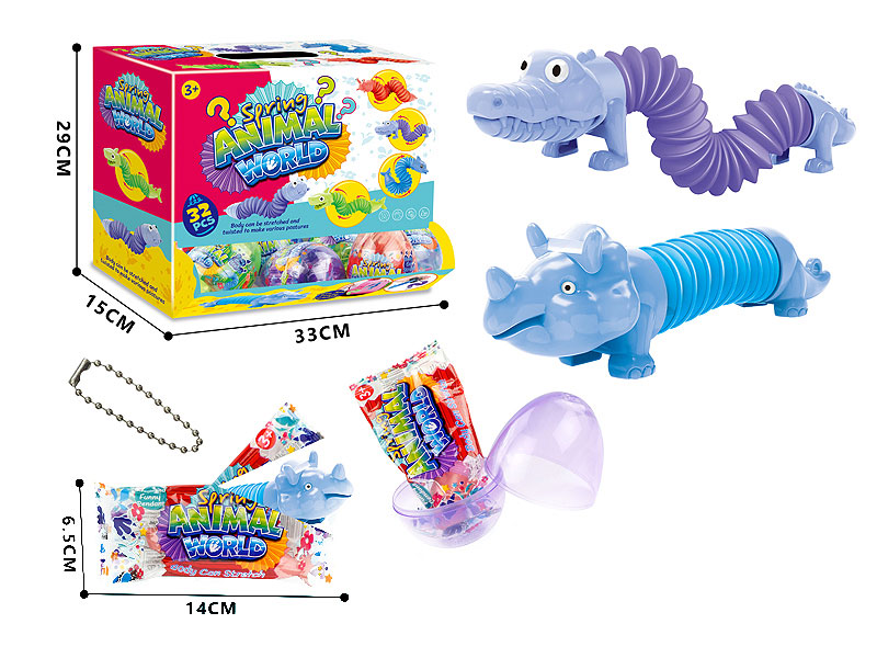 Pop Tube Dinosaur & Crocodile(32in1) toys