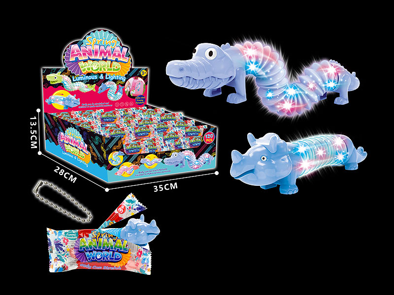 Pop Tube Dinosaur & Crocodile W/L(120in1) toys