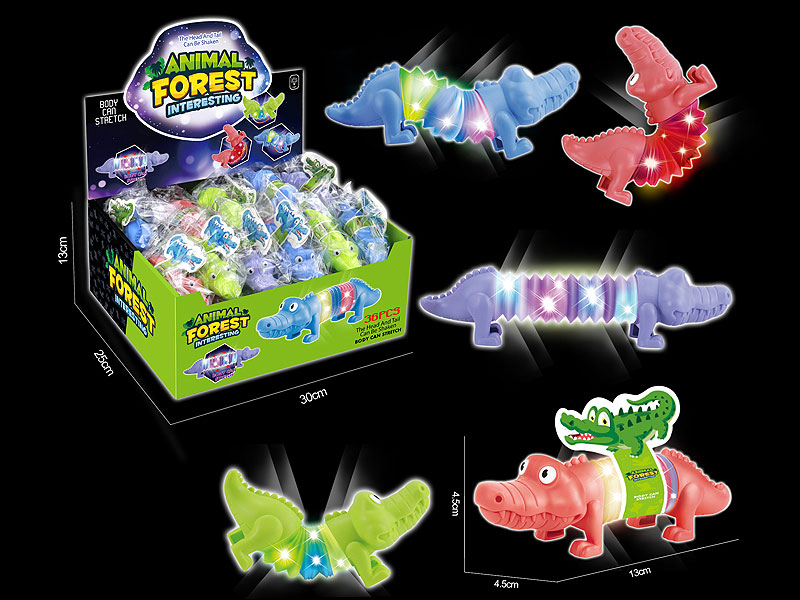 Pop Tube Crocodile W/L(36in1) toys