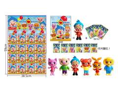 3.5inch Clown Magician Doll(16in1) toys