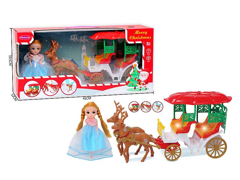 Santa Ride & 7inch Doll toys