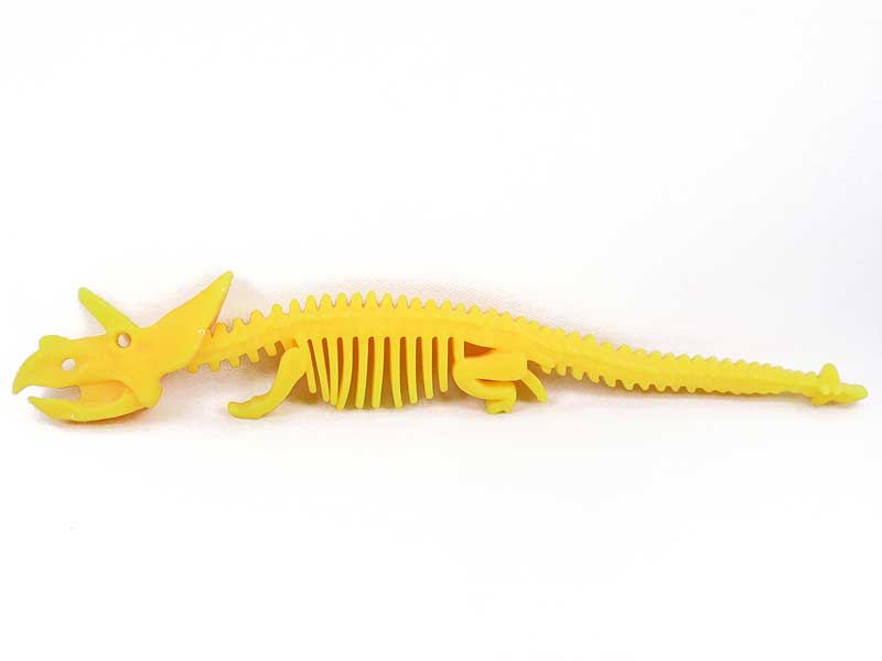 Soft Rubber Triangle Dinosaur Fossil toys