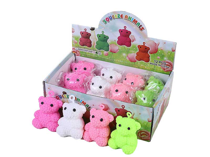 Large Flour Rose Bear Kneading Music(12in1) toys