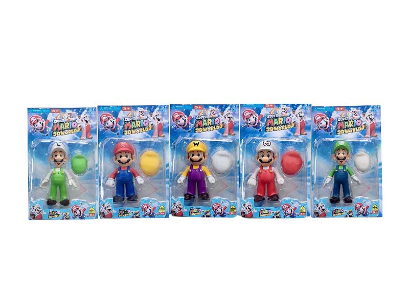 6inch Mario Set W/L(5S) toys