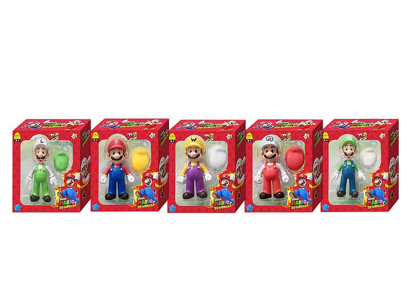 6inch Mario Set W/L(5S) toys